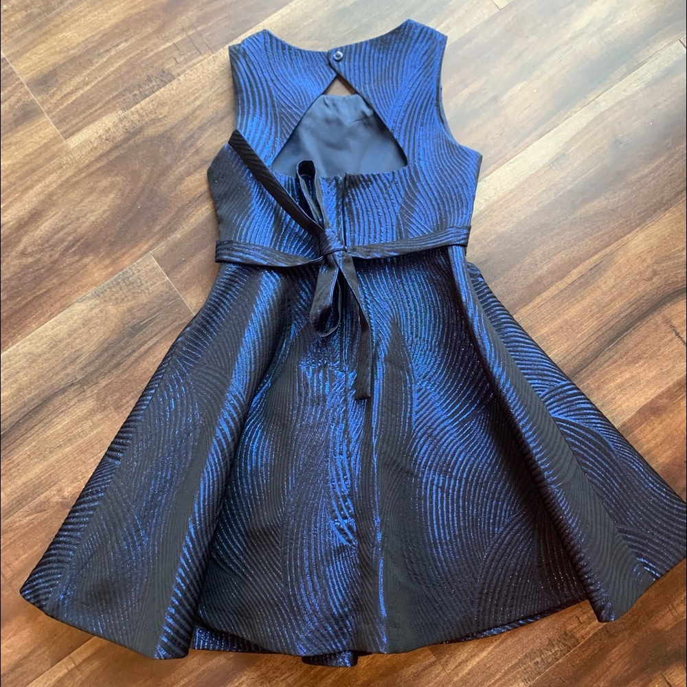 Rare Editions Formal Dress (black/blue) aero decent - Picture 2 of 5